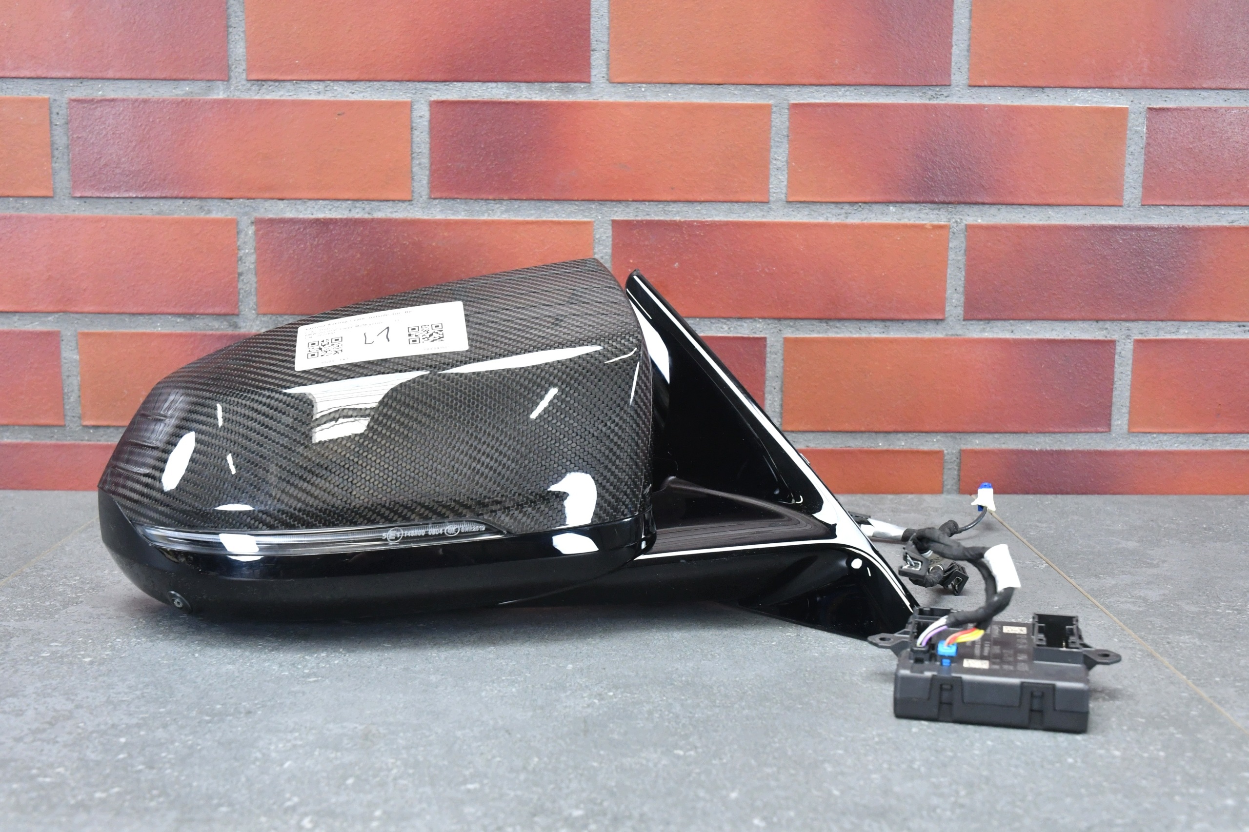 mirror right BMW 2 F74 m-packet KAMERA triangle KARBON