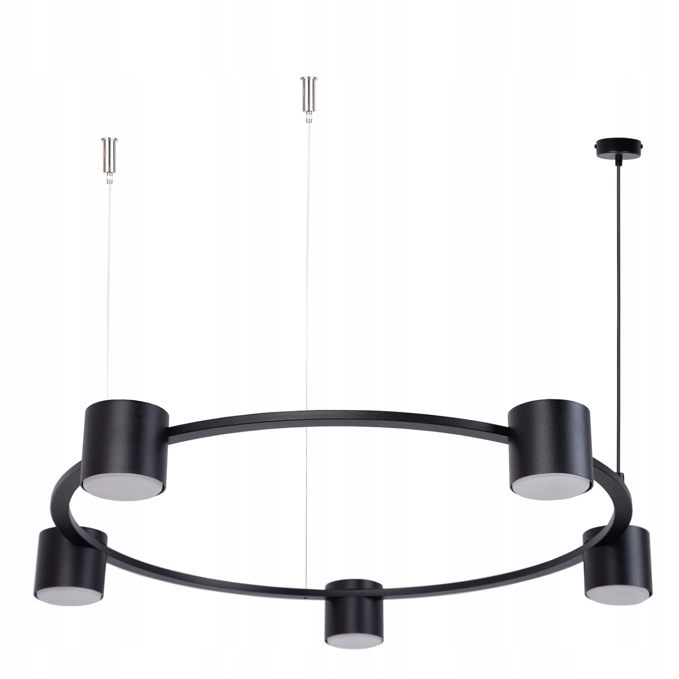 Lampa wisząca żyrandol Sigma Kodo black V 41335 5xE14 czarna