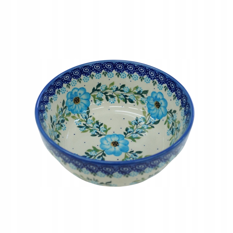 

Ceramiczna miska 17 cm z rantem Bolesławiec