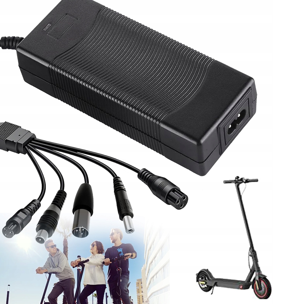 Ładowarka Do Skutera Elektrycznego, Kabel Do Ładowania, Z 6 Przyłączami