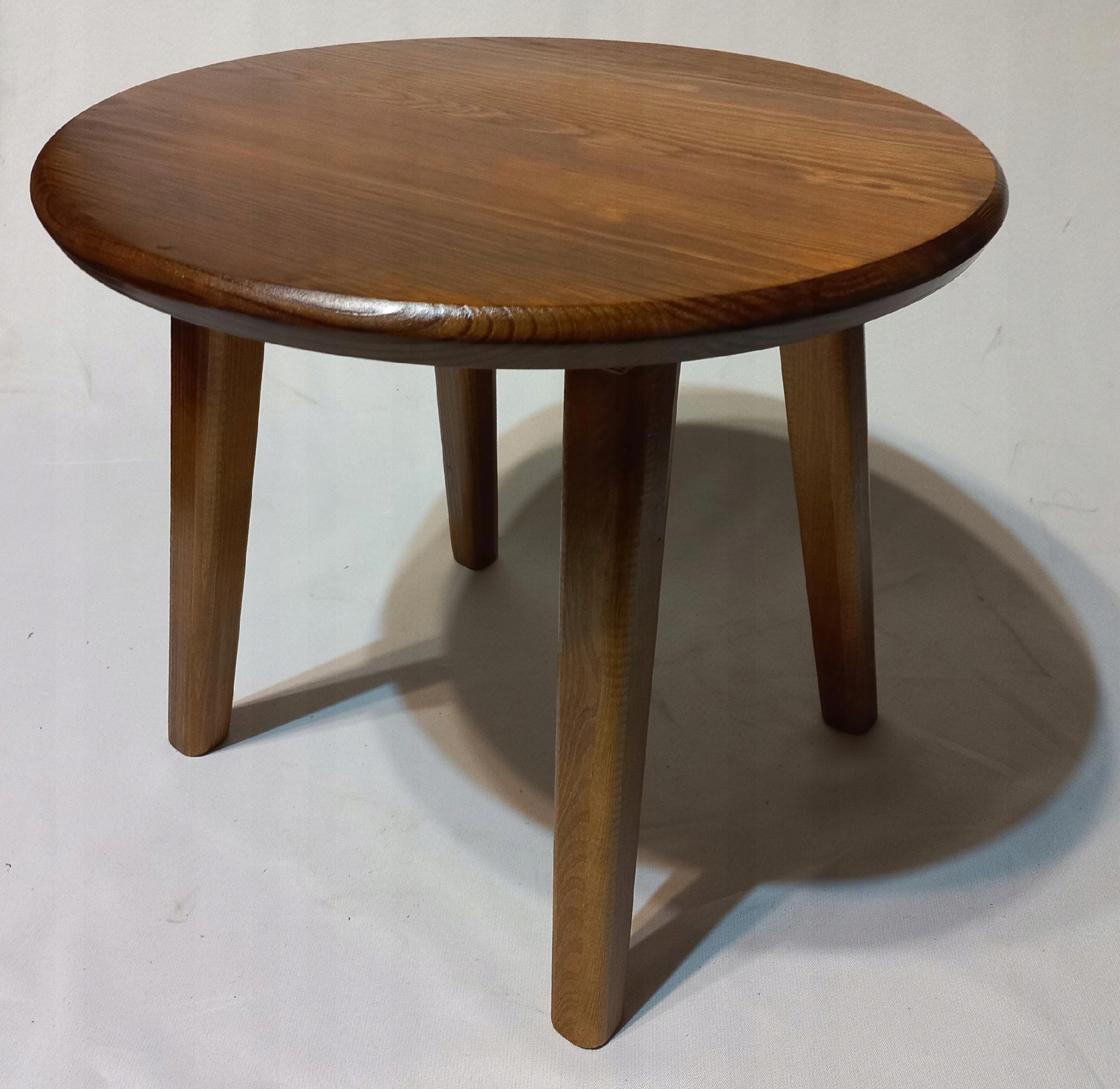 Konferenčný stolík Pw 60 cm Konferenčný Stolík Drevený Pwood Okrúhly 60 cm Dub