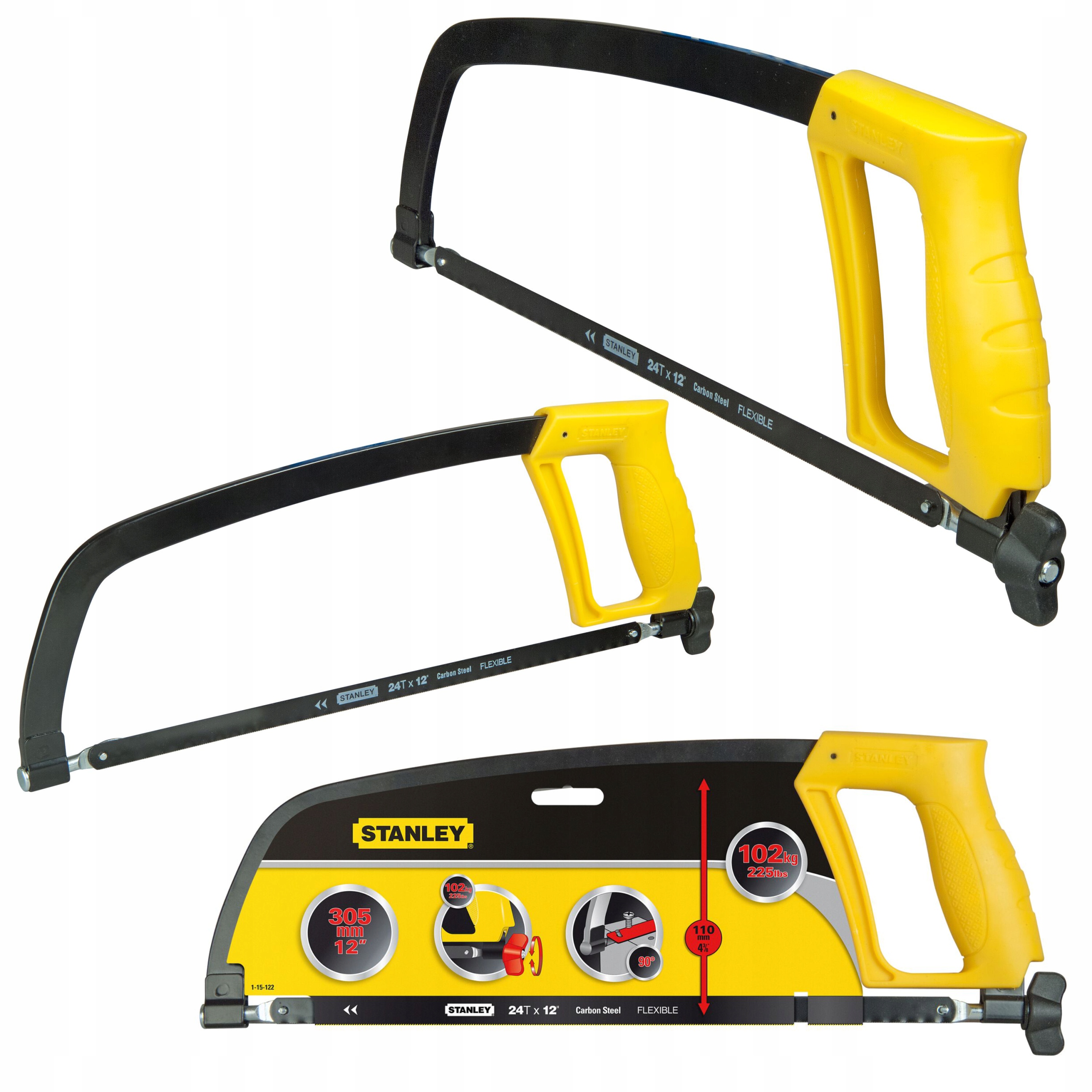 

Piła Ręczna Piłka Do Metalu 300MM 24Z Abs Stanley