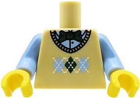

Lego tors figurki beżowy sweter / pulower, koszula