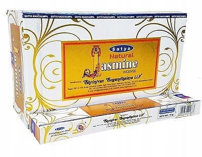 

Kadzidełka Satya Natural Jasmine 12 opakowań