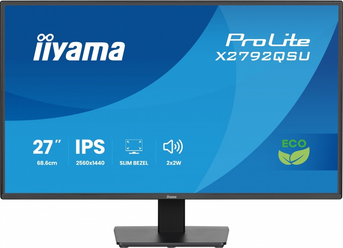 Monitor 27 palců X2792QSU-B1 IPS,QHD,120Hz,HDMI,DP, 350cd,1500:1, tenký,