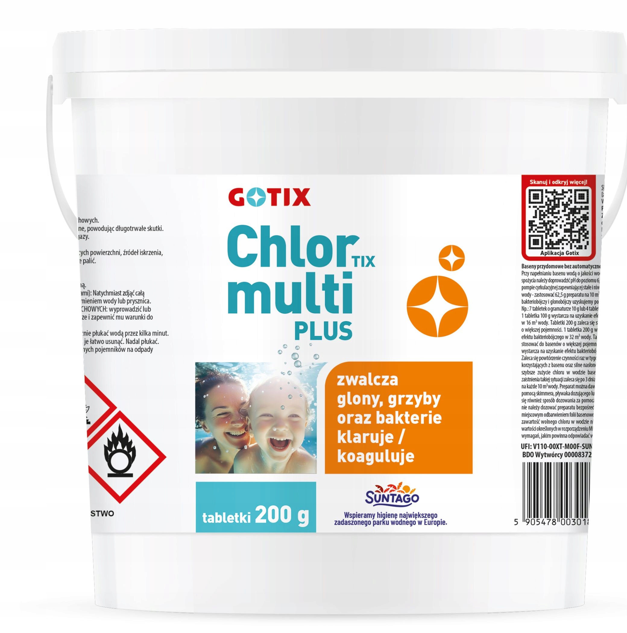 Tabletki Multifunkcyjne Do Jacuzzi Basenu Chlor Chemia 5kg Duże 200g