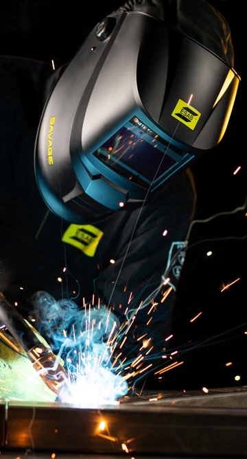 Maska spawalnicza ESAB Savage A40 | Automatyczna, Czarna, True Color Informacje o bezpieczeństwie CE