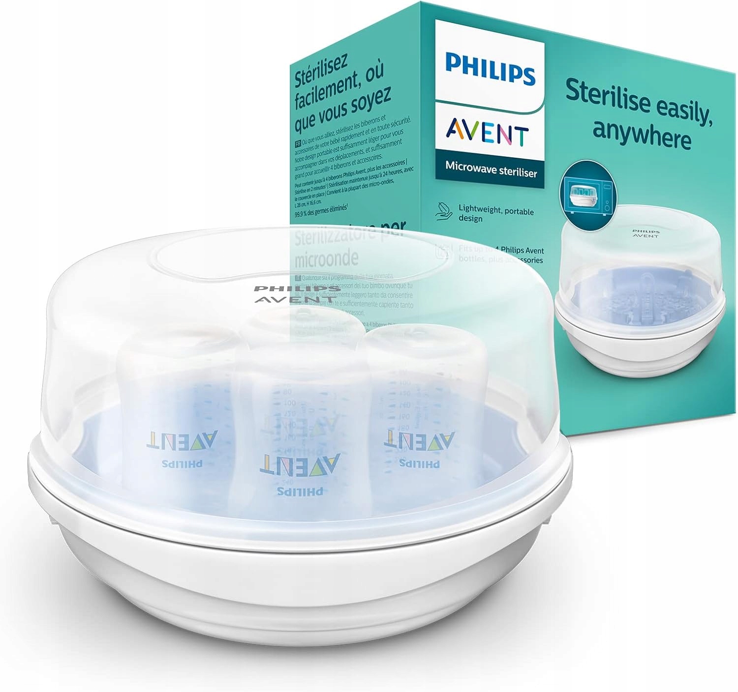 STERYLIZATOR MIKROFALOWY PAROWY PHILIPS SCF281/02 f179