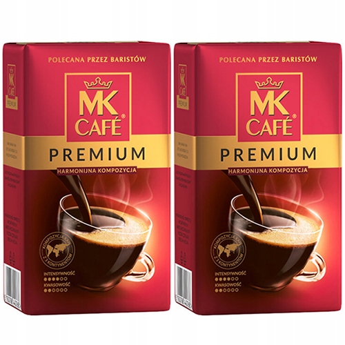 2x Oryginalna Kawa Mielona Mk Cafe Premium 500G 100% Arabica Arabika 1KG