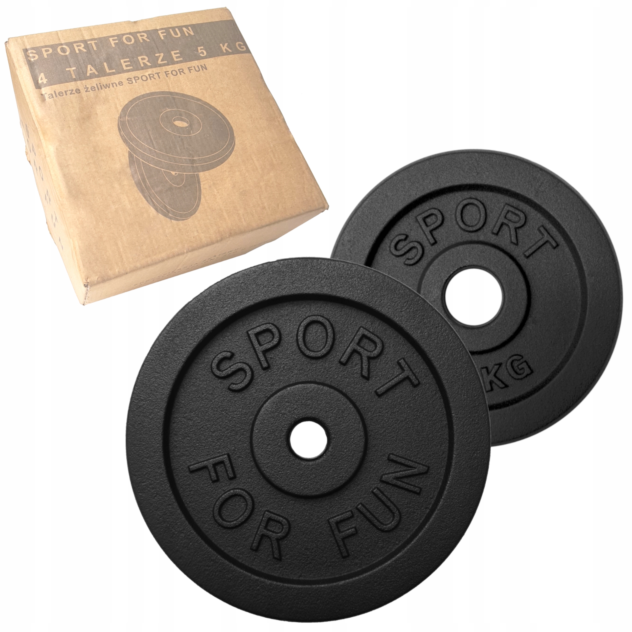 Obciążenie żeliwne 5 kg talerz krążek żeliwo 28mm Marka inna