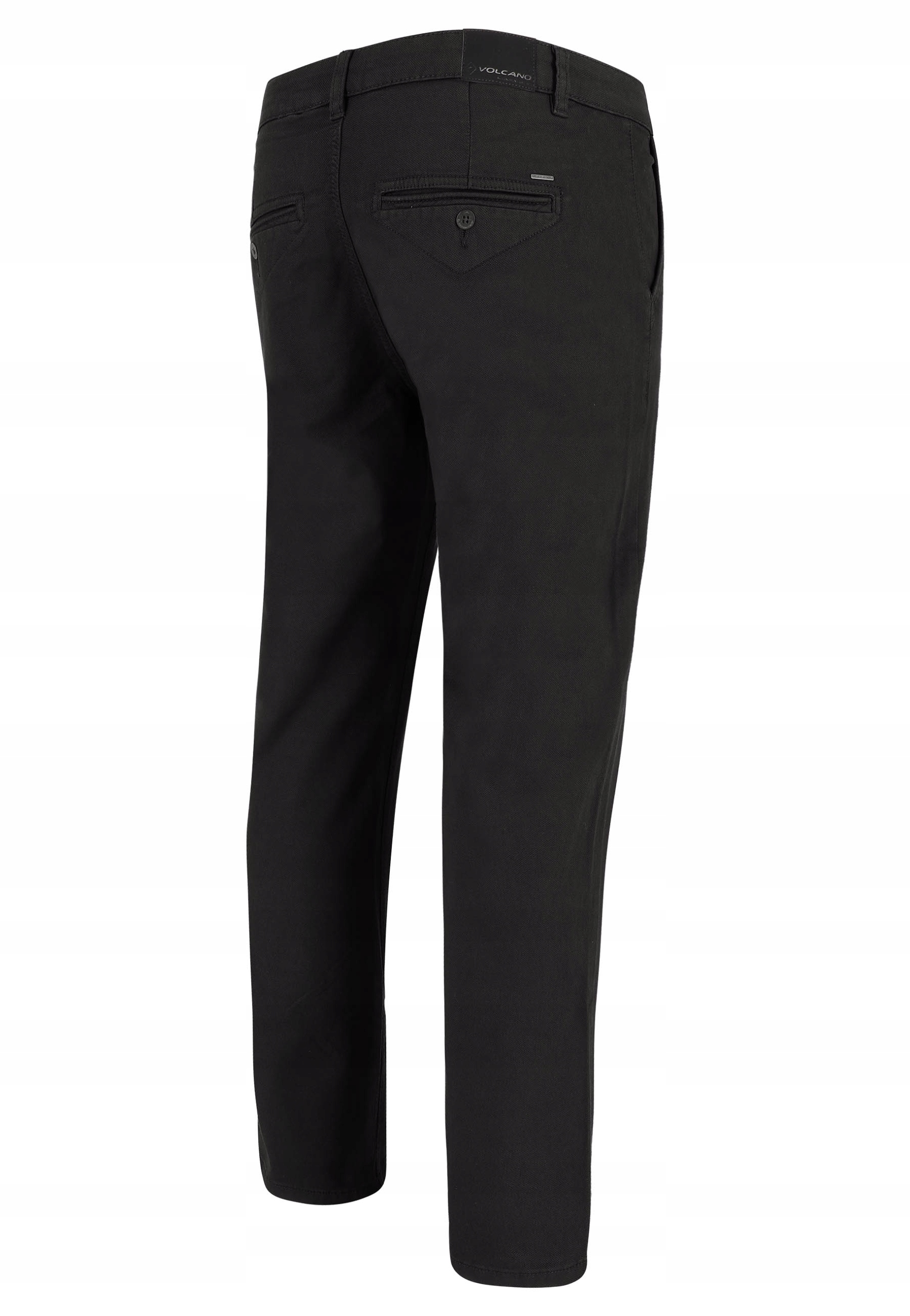MĘSKIE SPODNIE CHINOSY CZARNE VOLCANO R-PARKS 34-32 Fason chinos