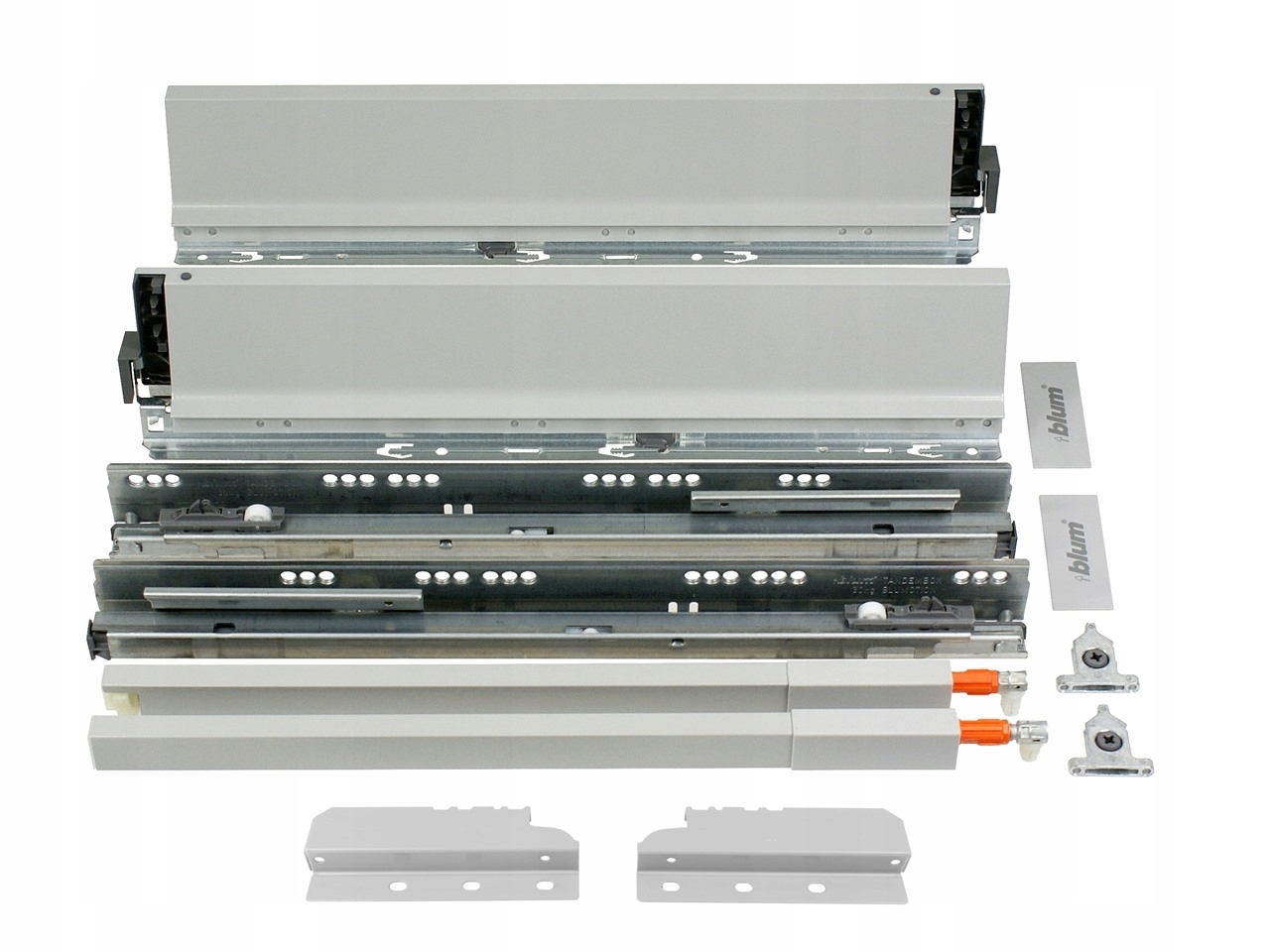 Blum Tandemový Box 550 MM Střední Boční Relingy Antaro