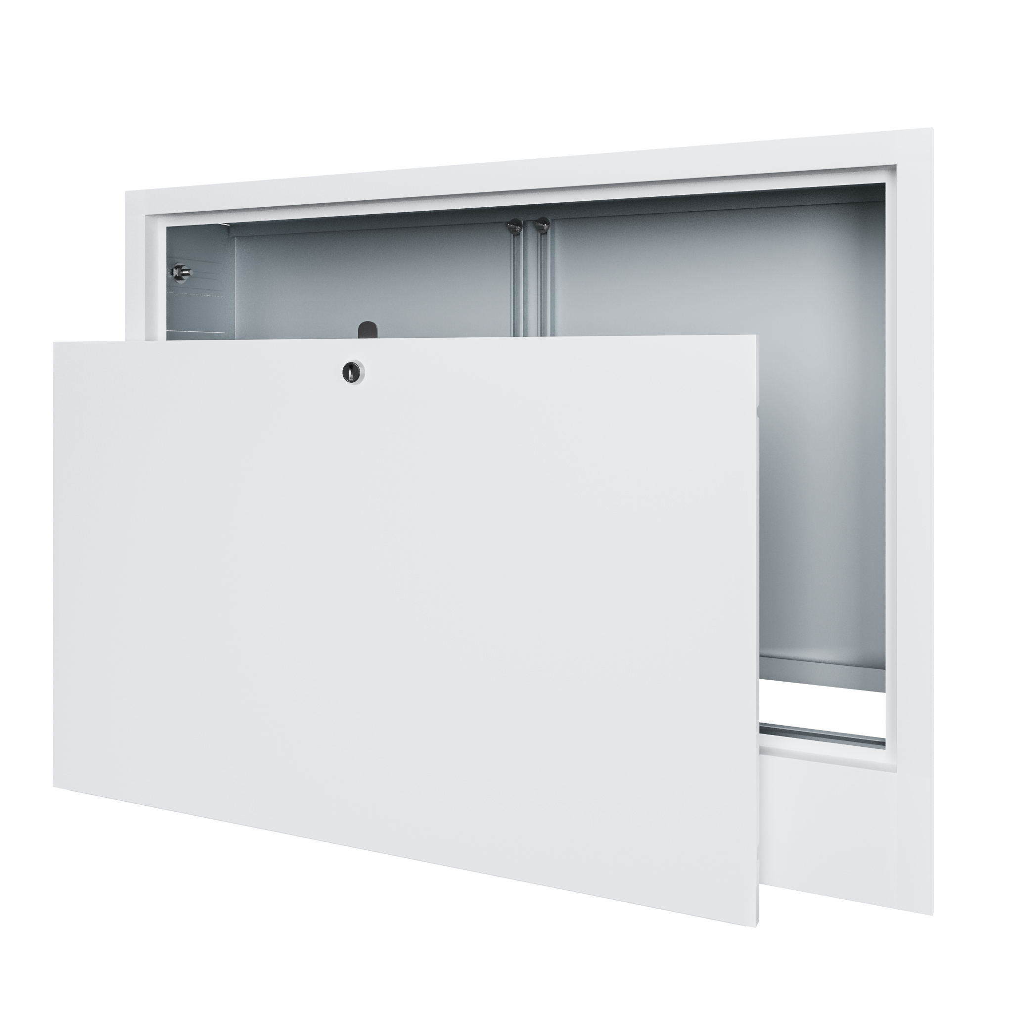 Podomietková skrinka pre rozdeľovač 9-10 obvody pre podlahovú krytinu biela