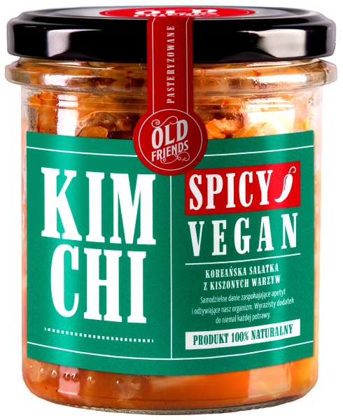 Levně Old Friends Kimchi pasterizované Vegan Spicy 280 g