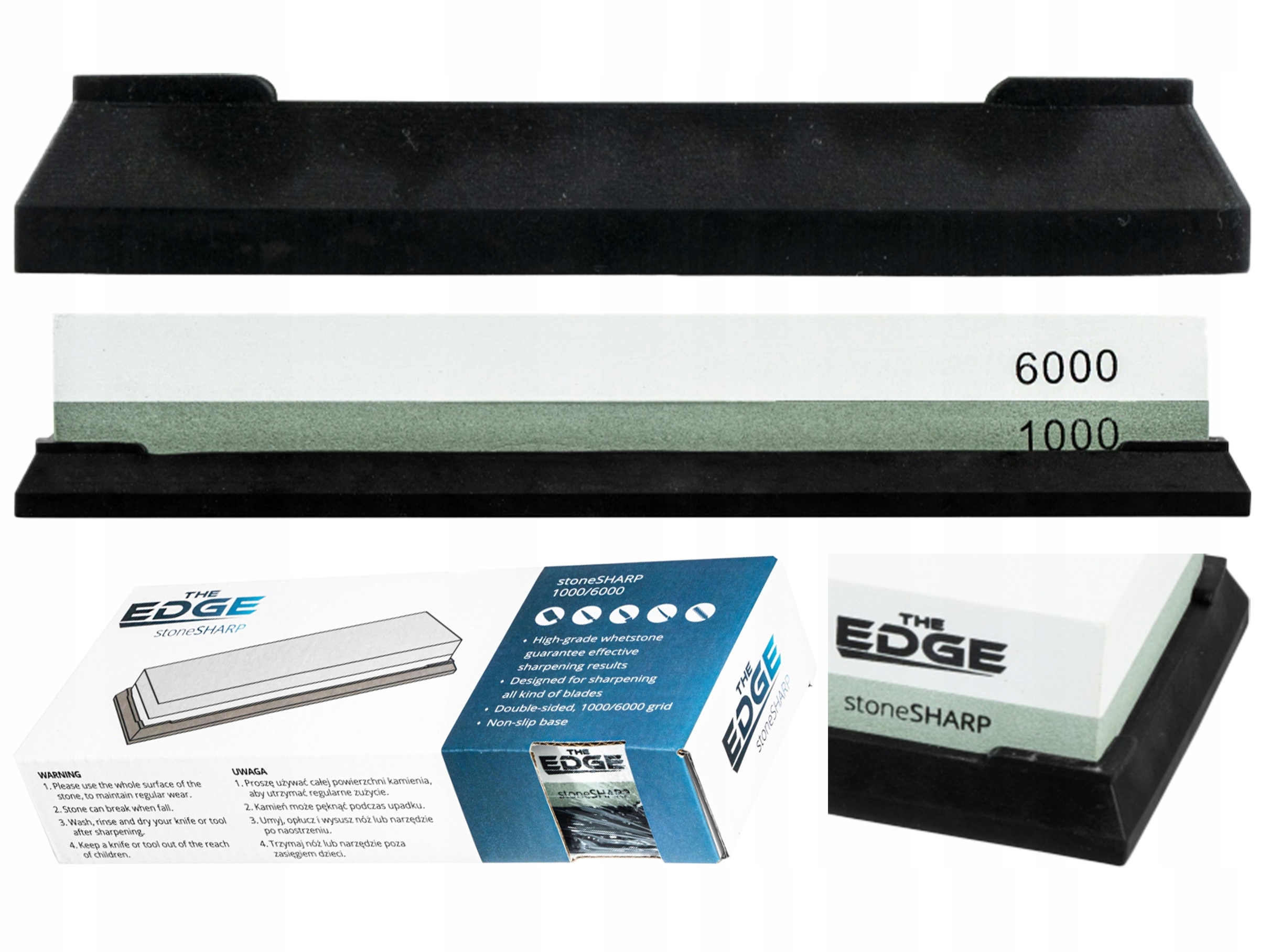 Ostrzałka do noży kamień wodny THE EDGE 1000/6000 Model THE EDGE