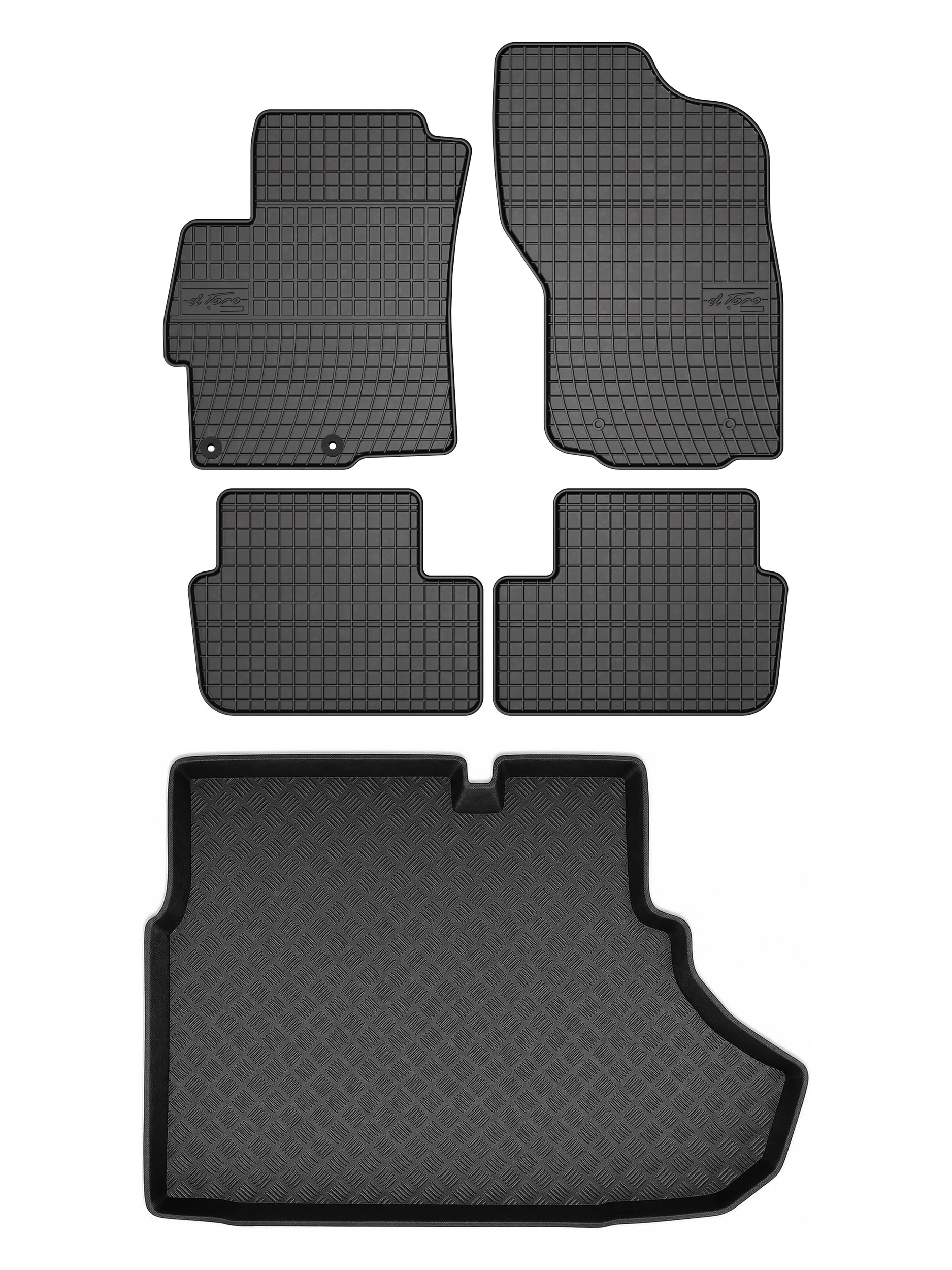 Gumové rohože rohož batožinového priestoru pre: Mitsubishi Lancer VIII Cy 2007-2016