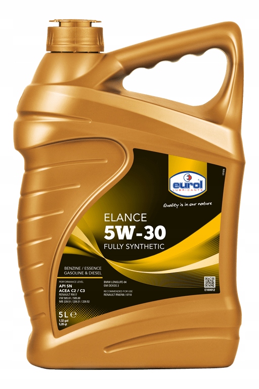 

Eurol Elance 5W30 RN17 C3/C2 5L