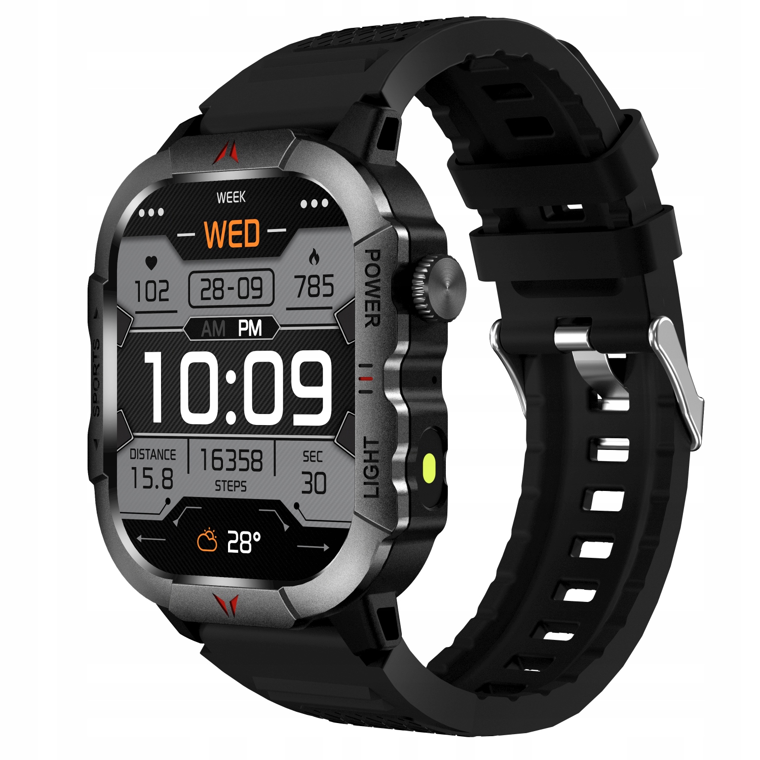 Smartwatch męski Forever Wild Trek SW-120 sportowy z dzwonieniem zegarek