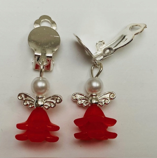 KLIPSY ŚWIĄTECZNE ręcznie wykonane ANIOŁKI