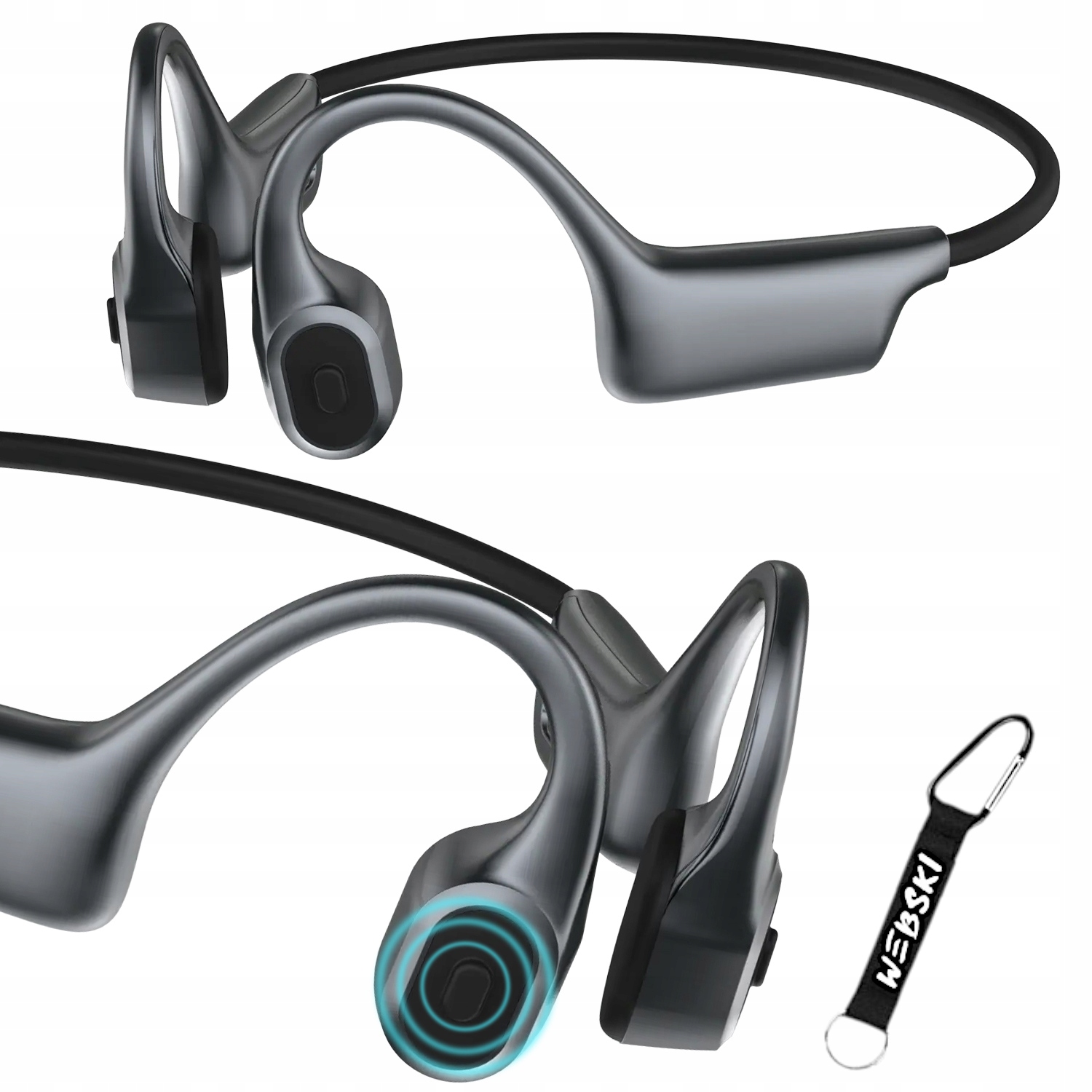 Sportovní sluchátka Bezdrátová Bluetooth Kostní na kolo Posilovna 32GB Bt