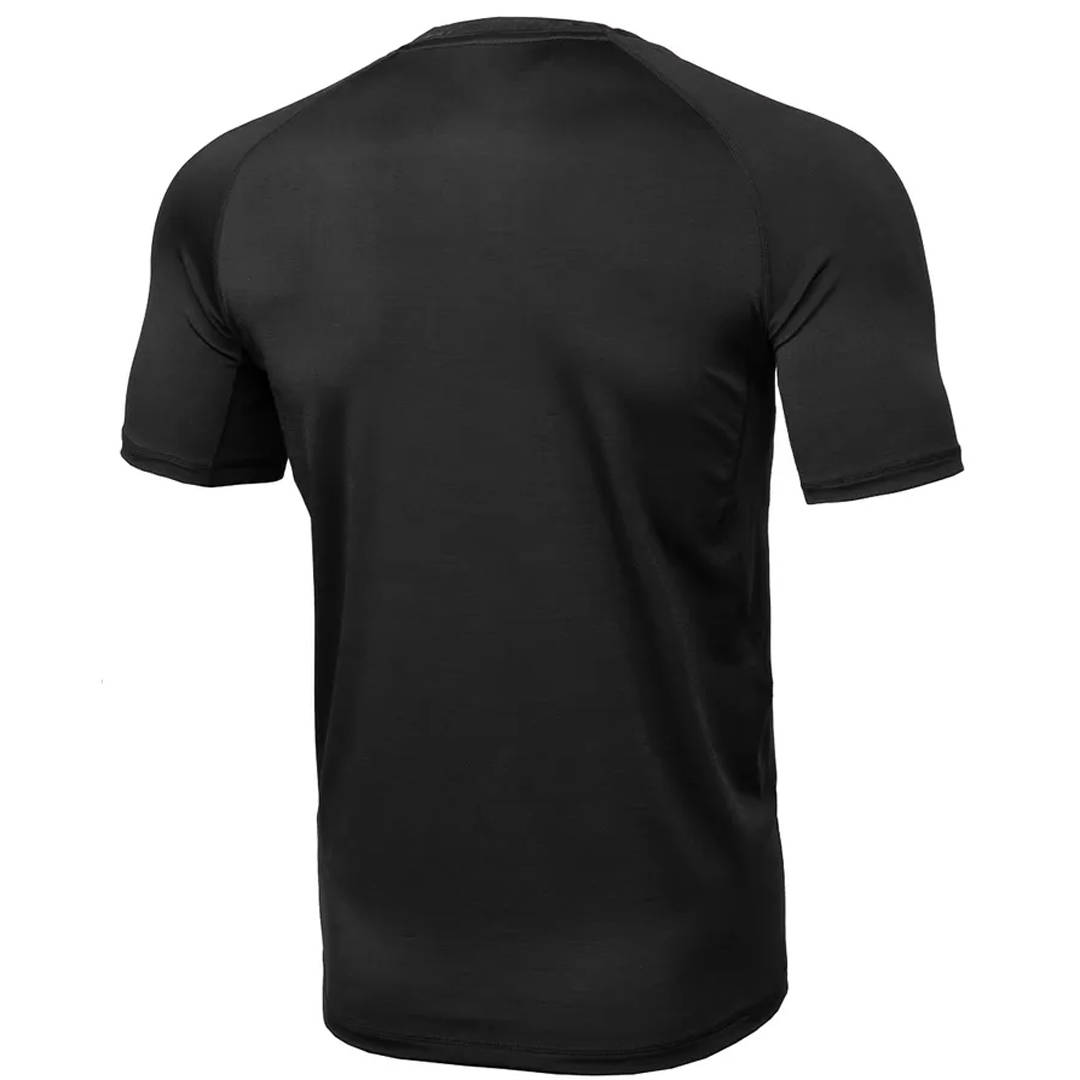 Rashguard Koszulka męska Pit Bull Performance Pro New Logo Czarna r. L Rozmiar L