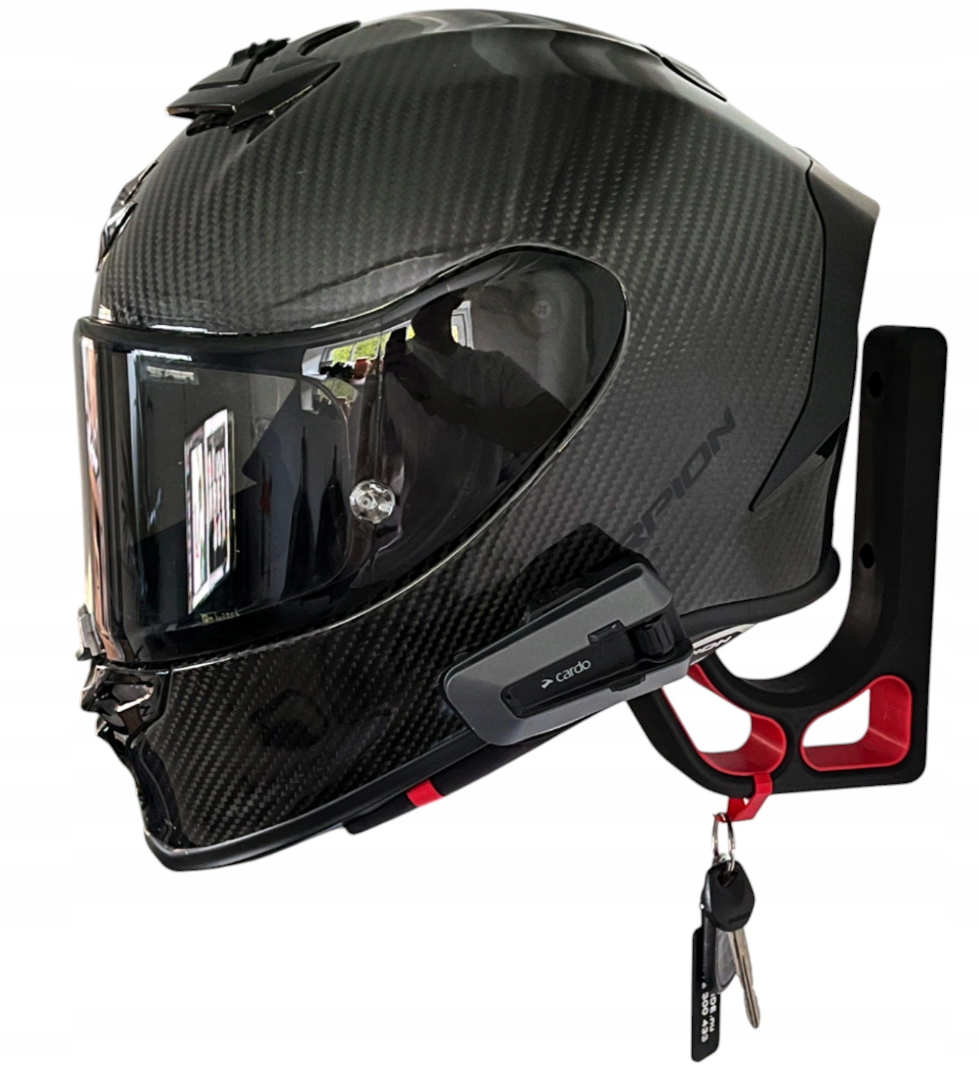 Uchwyt na Kask i Kurtkę V3, Wieszany na Ścianę, 3D