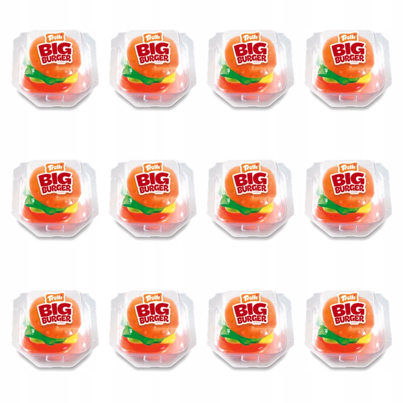 Trolli Burger Želé Bonbony s ovocnou příchutí 50 g X12