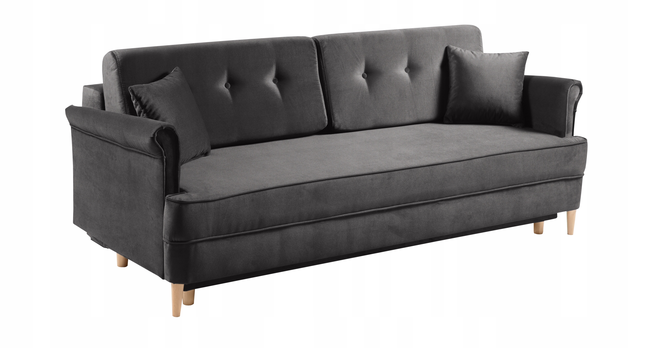 LUIS Sofa stilvolles Sofa f. Schlafcontainerfarben Möbelbreite 218 cm