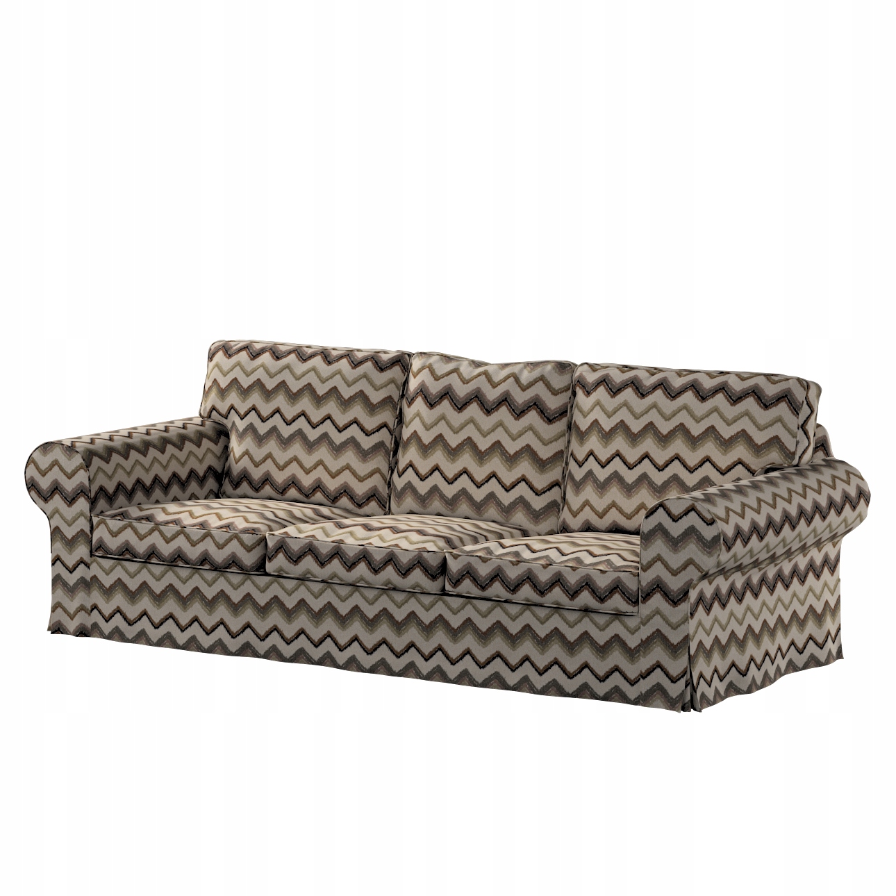 Potah na 3-místnou rozkládací pohovku Ektorp Ikea zelený