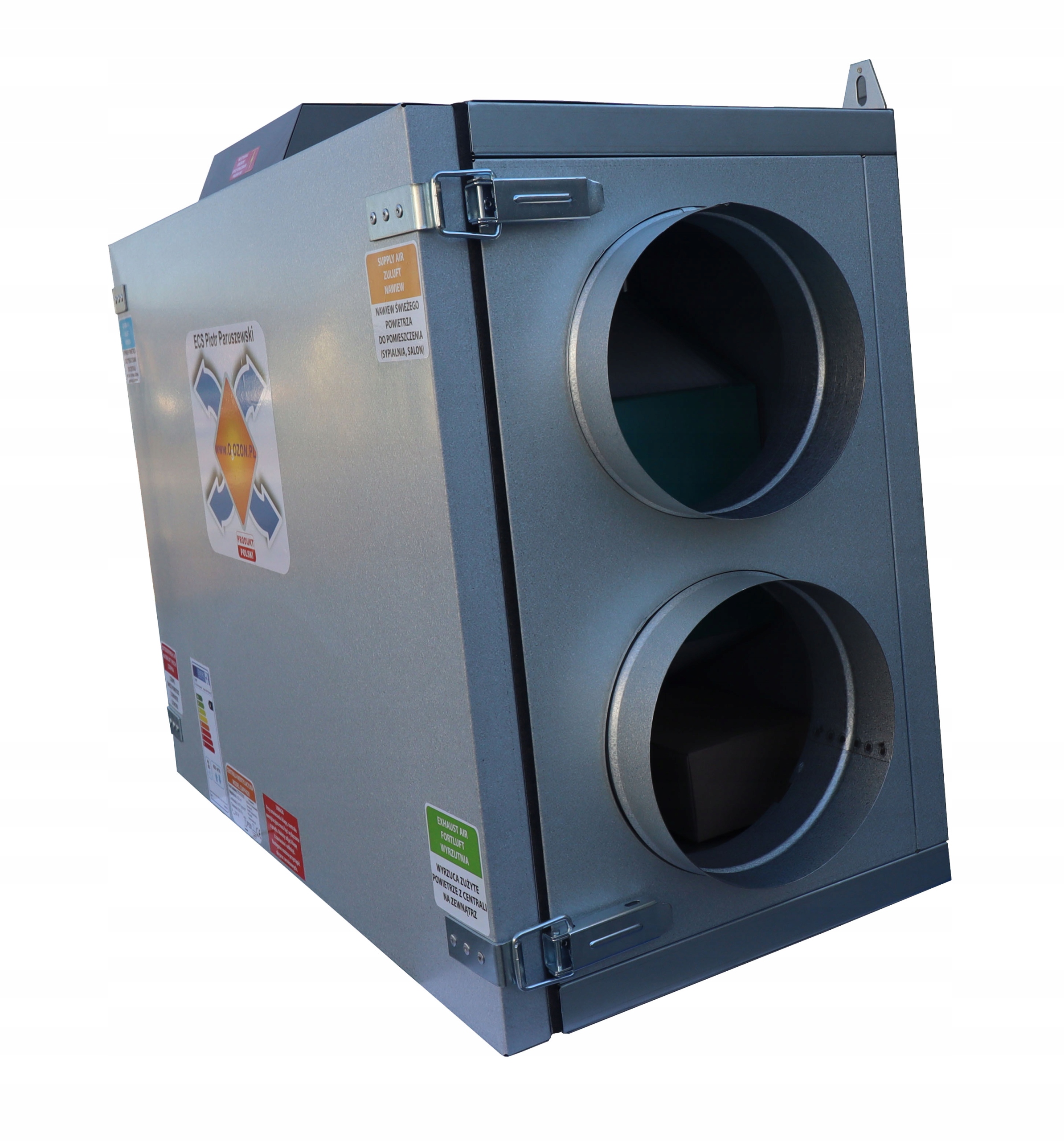 Centrala Wentylacyjna Rekuperator 420m3/h ECO Klasa efektywności energetycznej A