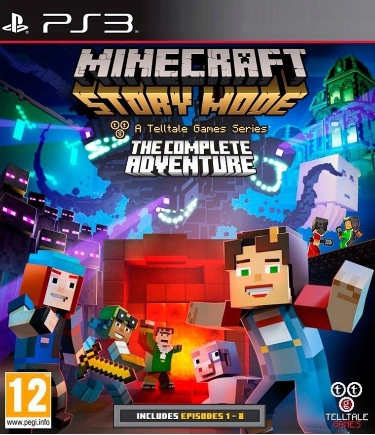 PS3 MINECRAFT STORY MODE COMPLETE ADVENTURE / DOBRODRUŽNÉ