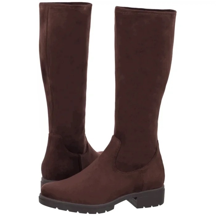 Dámské kozačky Caprice Kozačky 9-25536-47 302 Brown Stretch