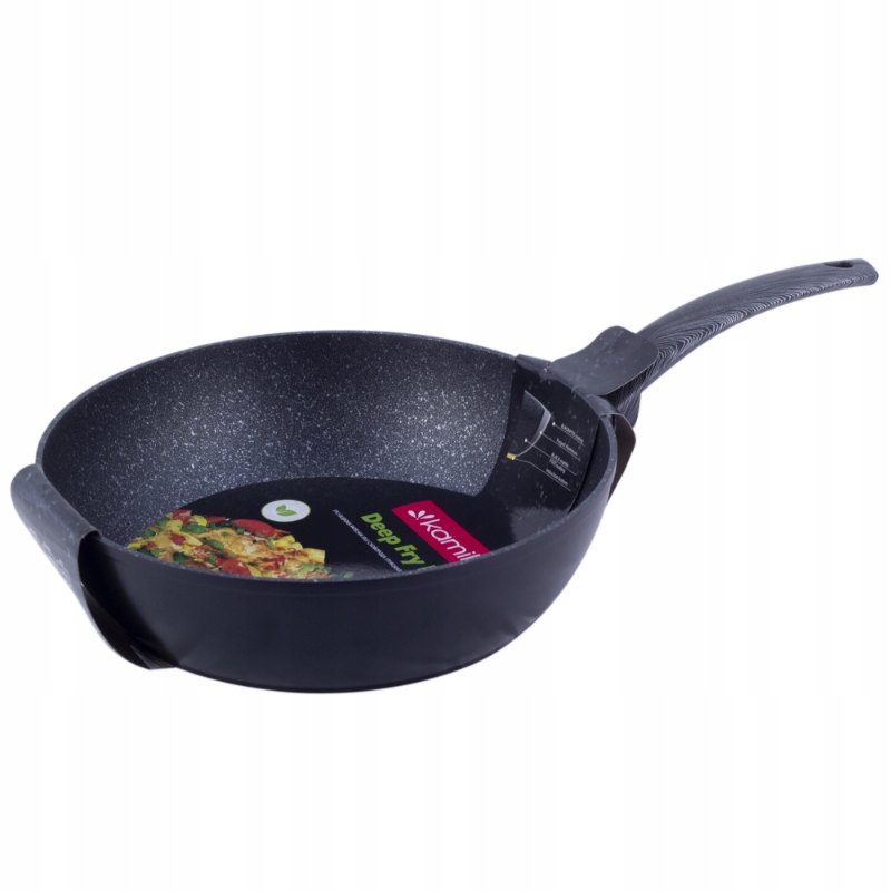 

Patelnia Marmurowa Gruba Głęboka Wok 28 CM Indukcj
