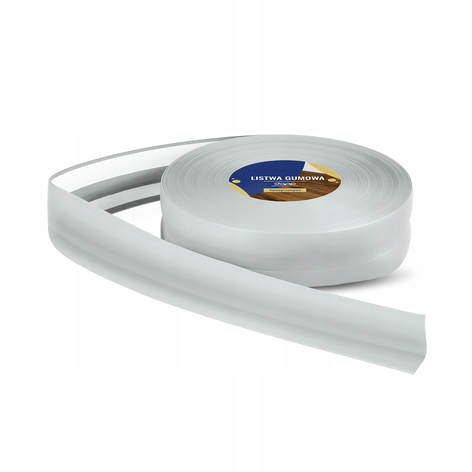 Gumová podlahová lišta Samolepicí Podlahová lišta 20 m Šedá