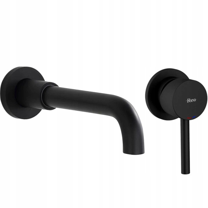 Podomietková umývadlová batéria Lungo Long Black Box čierna matná