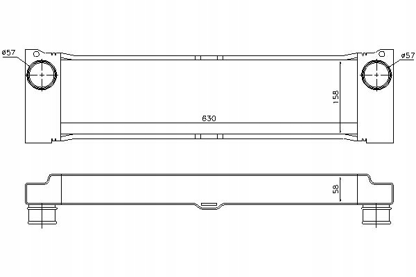 NISSENS INTERCOOLER MERCEDES VIANO CDI 2.2 (W639)