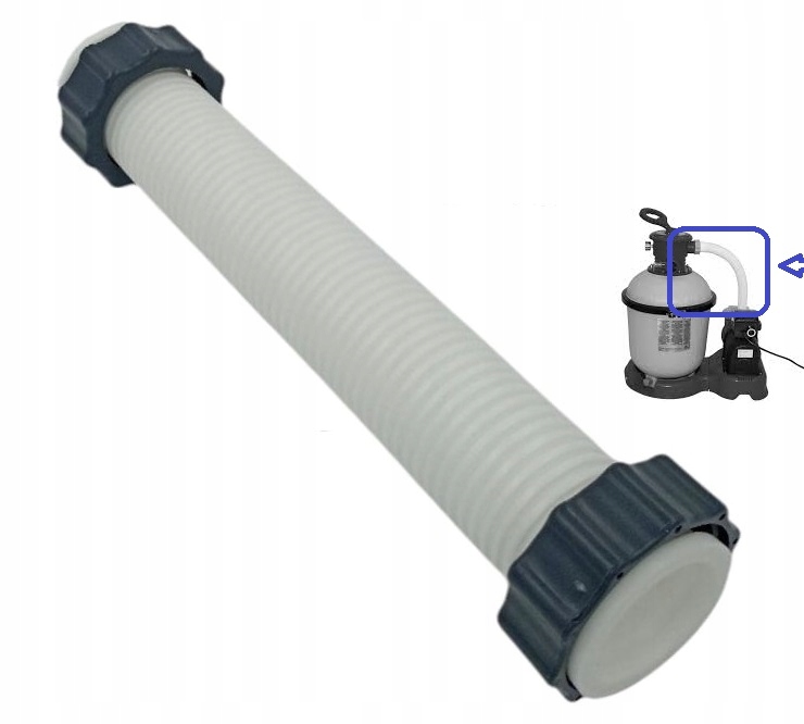 Připojovací hadice 38 mm pro připojení ventilu motorem, pískový filtr SF20220R