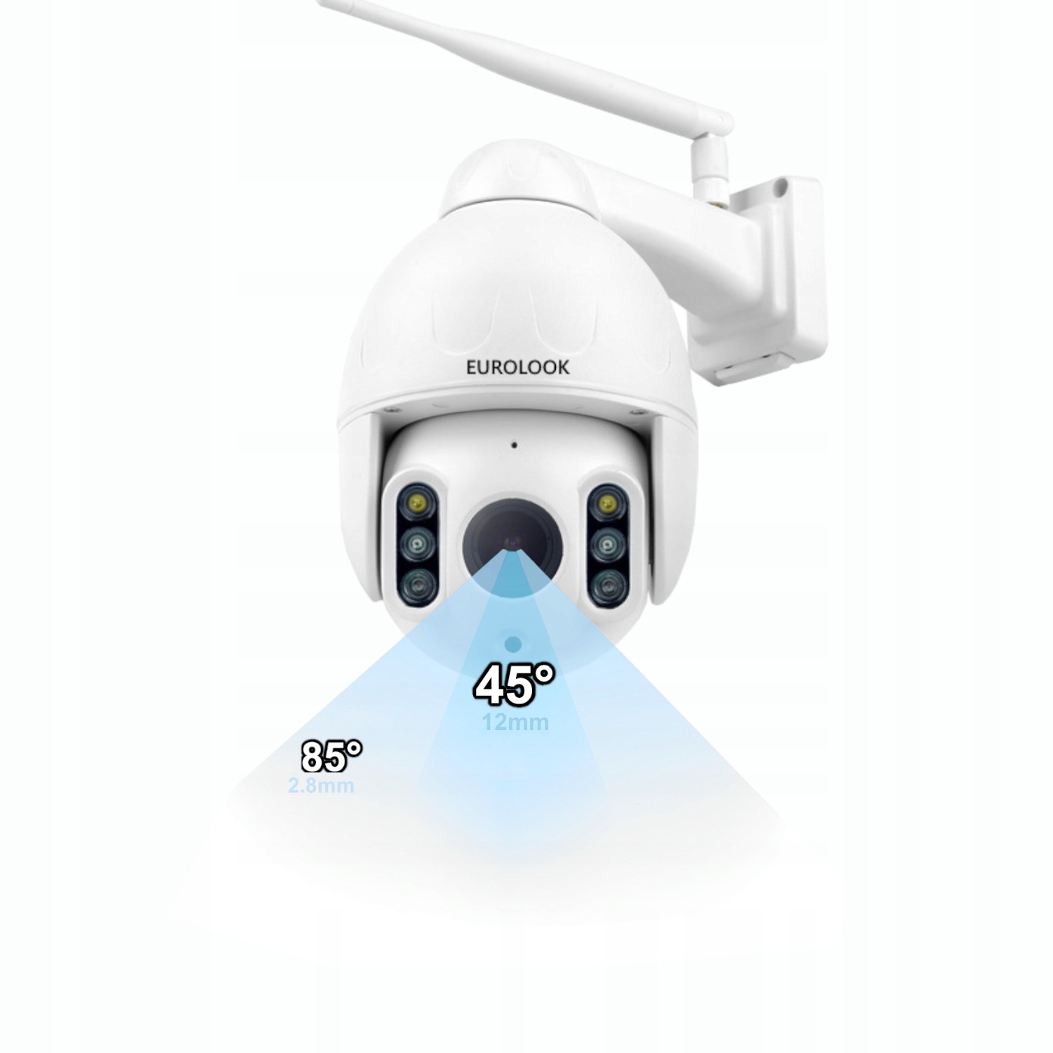 Kamera obrotowa IP WIFI zewnętrzna FULL HD 8X ZOOM Zasięg podczerwieni 50 m