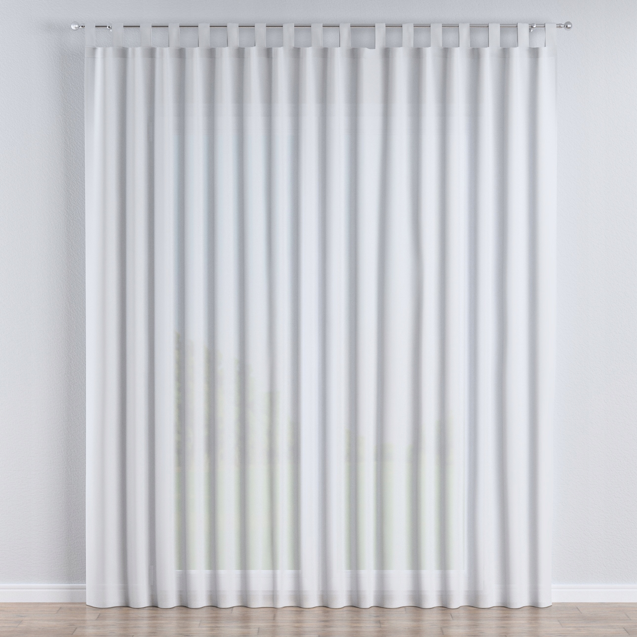 Hotová Záclona na trakoch voálová 300 x 245 cm biela