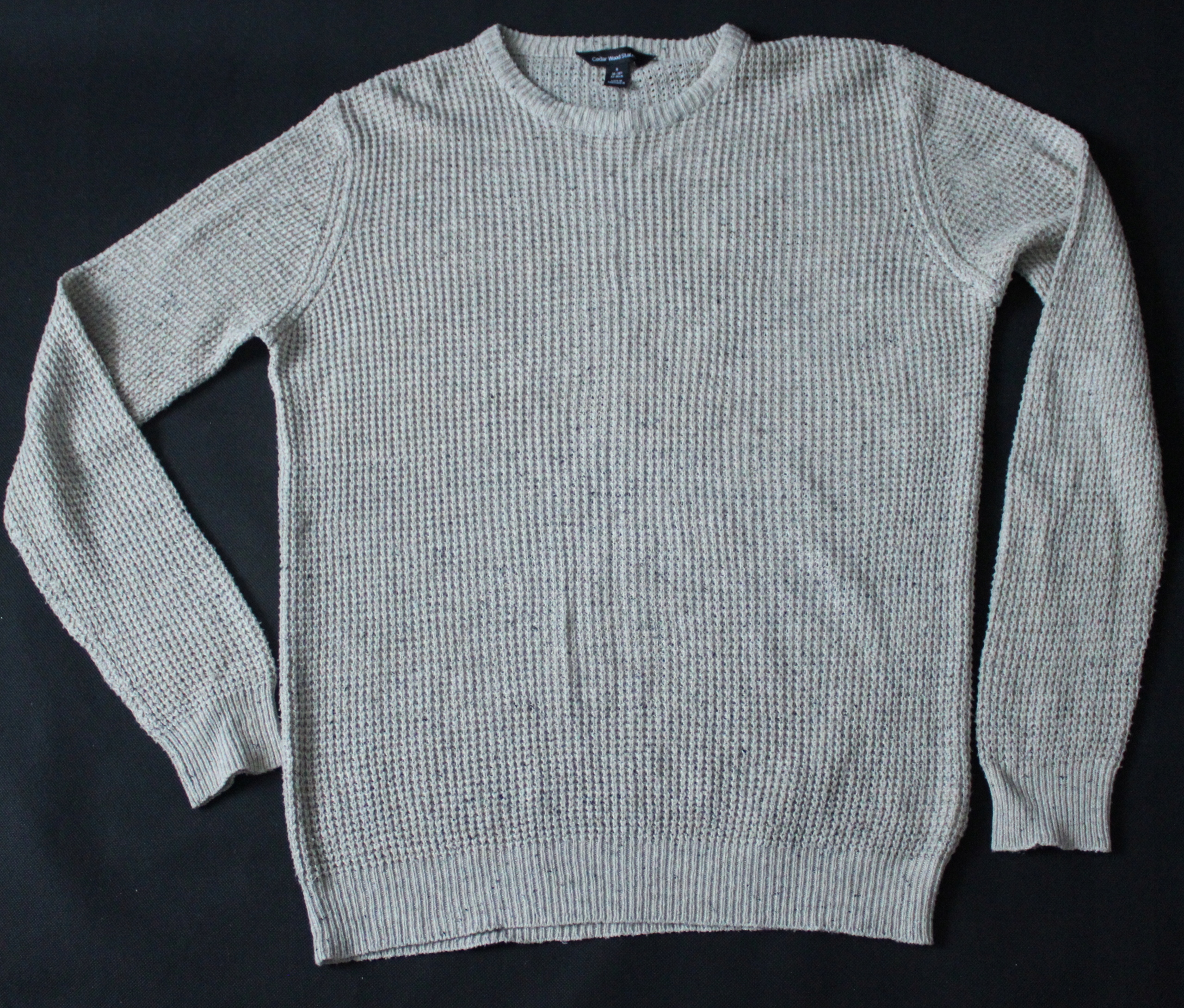 BEŻOWY SWETER ROZMIAR S/L