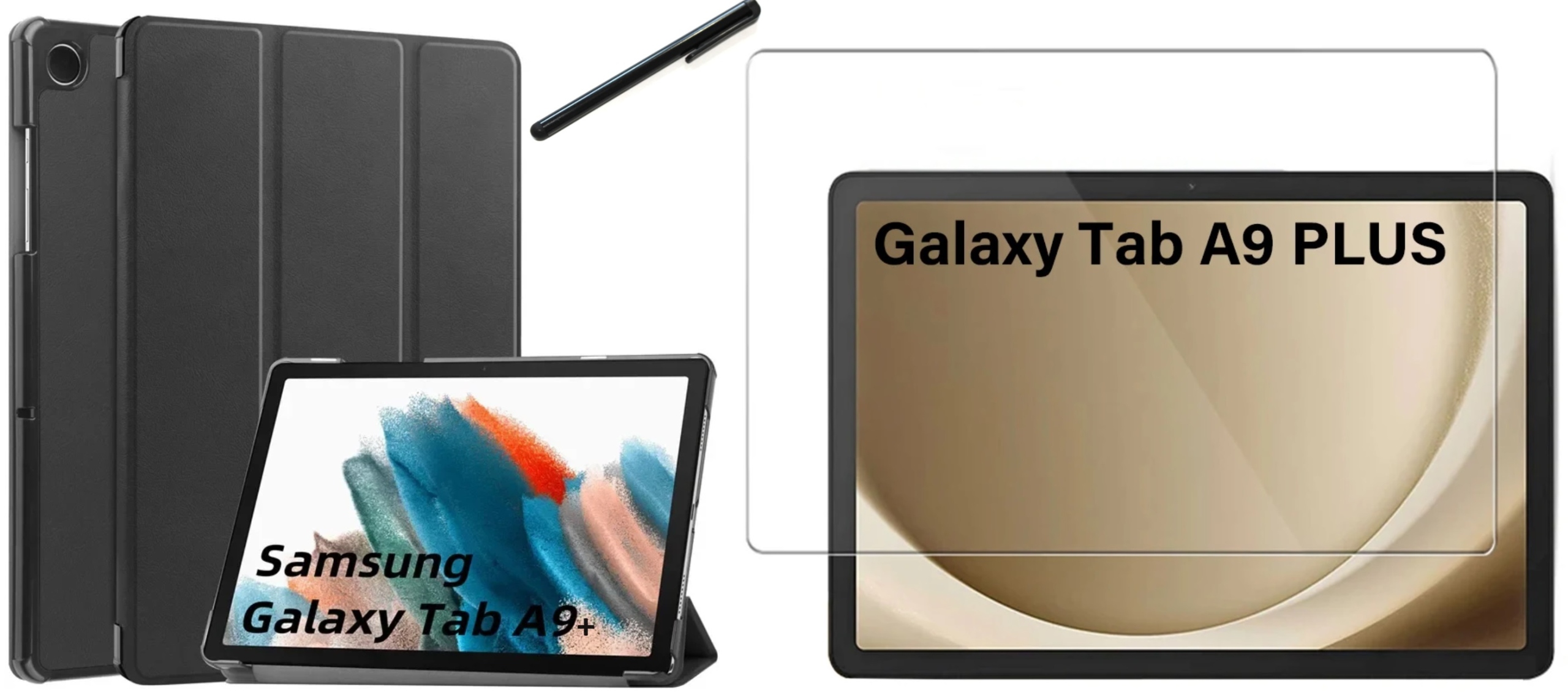 ETUI +RYSIK+ SZKŁO do SAMSUNG GALAXY TAB A11+ PLUS 10.9