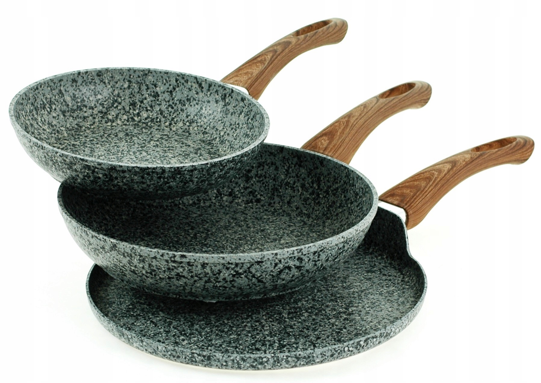 

3x Patelnia Granitowa 20 24cm do Naleśników 26cm