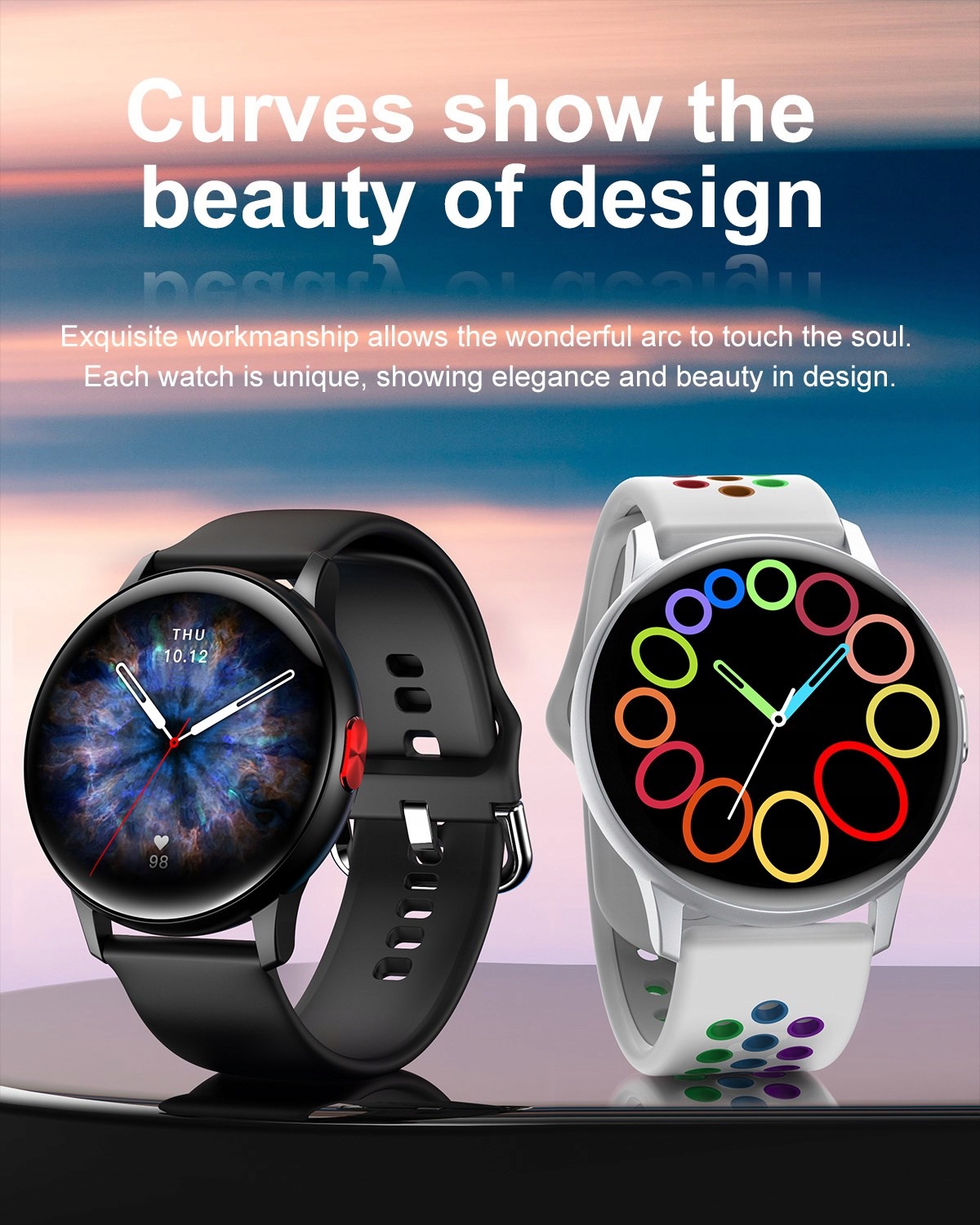 Smart Watch Bluetooth Bracelet Watch Kolor dominujący czarny