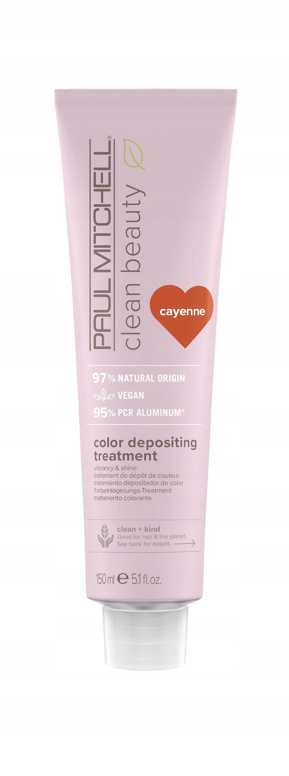 Tónovací maska na vlasy Clean Beauty Cayenne (Maska pro oživení barvy) 150 ml