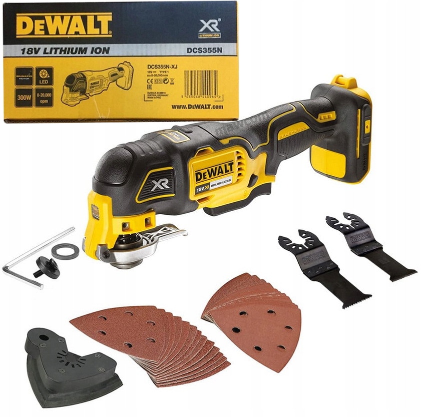 

DeWALT Urządzenie Wielofunkcyjne DCS355N 18V 37el