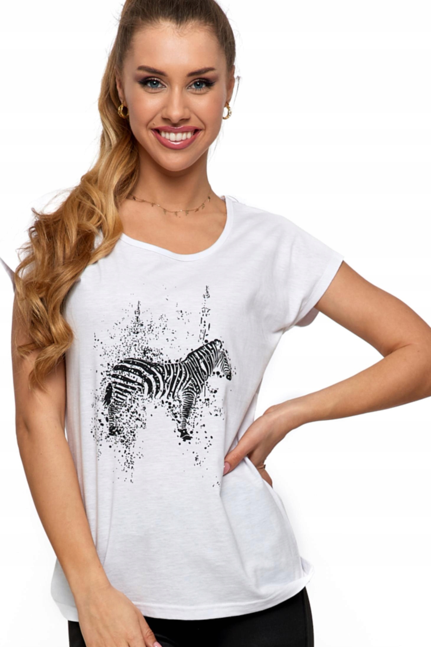 

Koszulka Bawełniana T-shirt Zebra Moraj