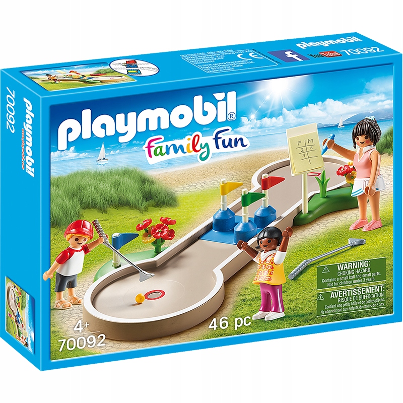 

Minigolf wakacje Family Fun Playmobil 70092