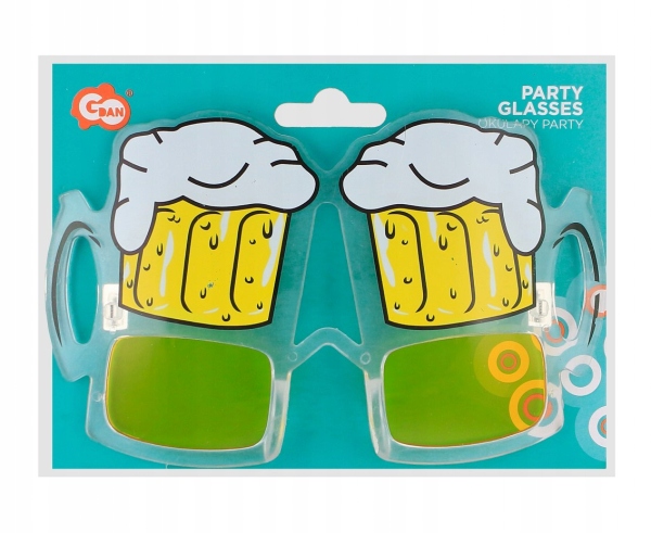 Okulary Kufle Piwa imprezowe urodzinowe na 30 40 50 urodziny fotobudka 1szt Model Okulary Kufle Piwa imprezowe urodzinowe urodziny