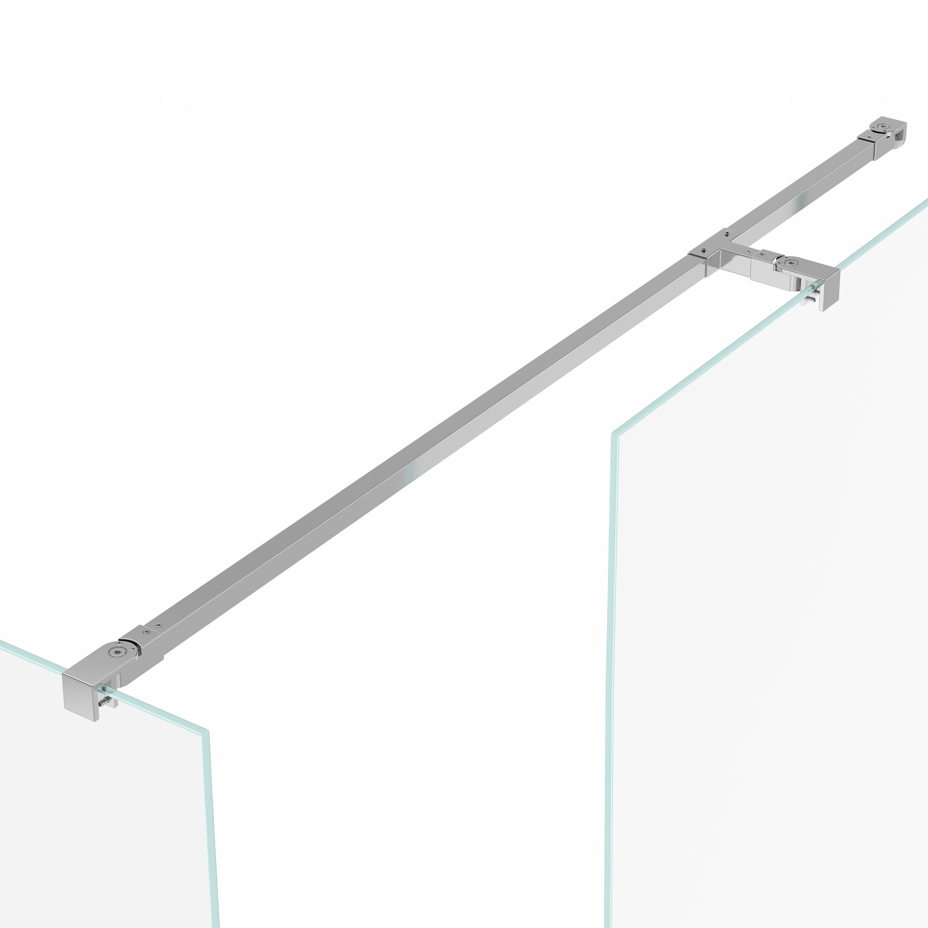 Stabilizátor Držák Sprchového Koutu Křížový Chrom 120 cm