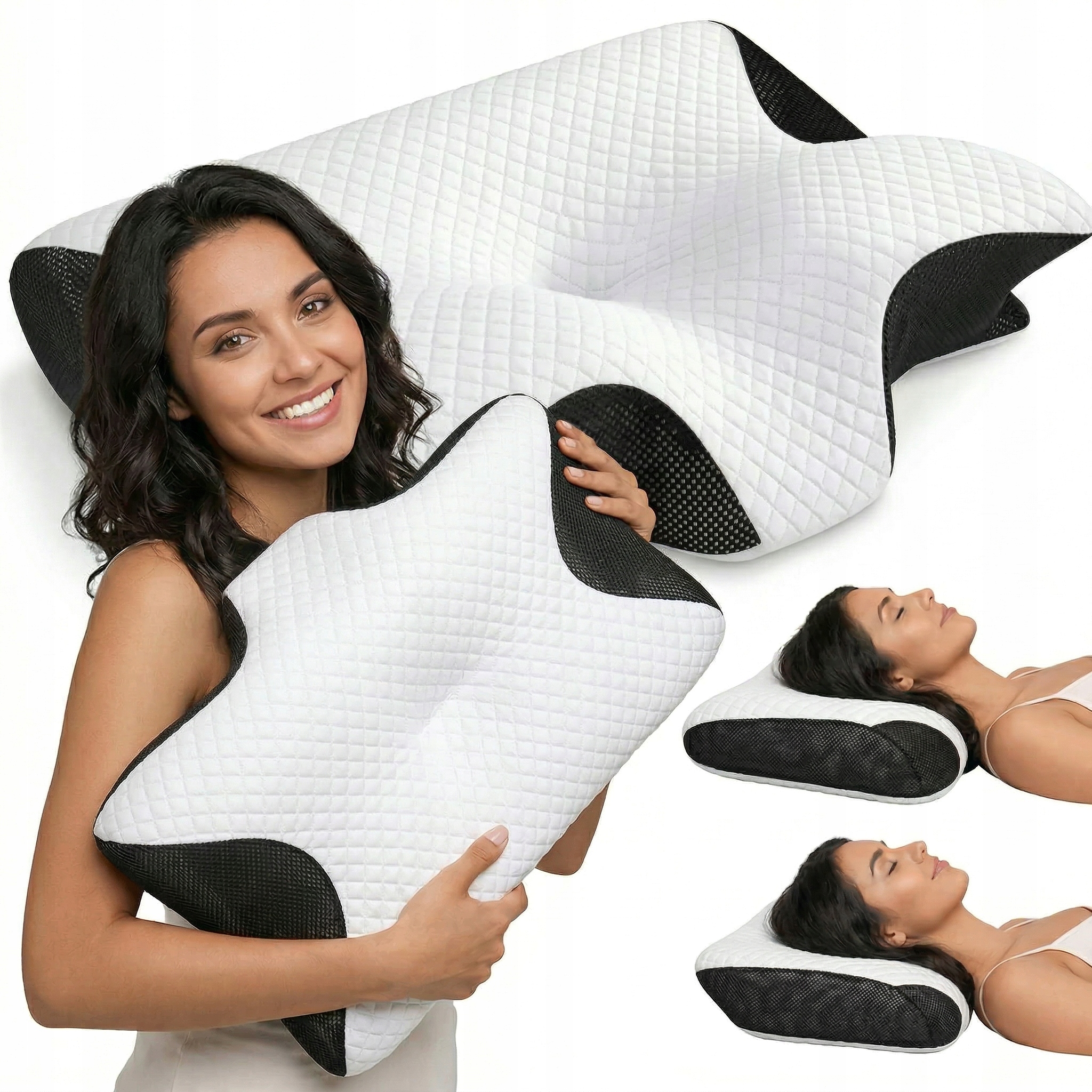 Ergonomická Ortopedický Polštář Pod Krk, Na Spaní, Na Bolest Páteře